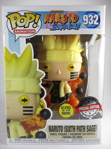 ナルト SIXTH PATH SAGE 蓄光版 [ナルト疾風伝] FUNKO(ファンコ) POP! ANIMATION 932