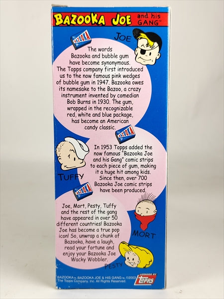 【箱傷】 バズーカ・ジョー 青 [TOPPS] FUNKO(ファンコ) Wacky Wobbler(ワッキーワブラー) ボブルヘッド