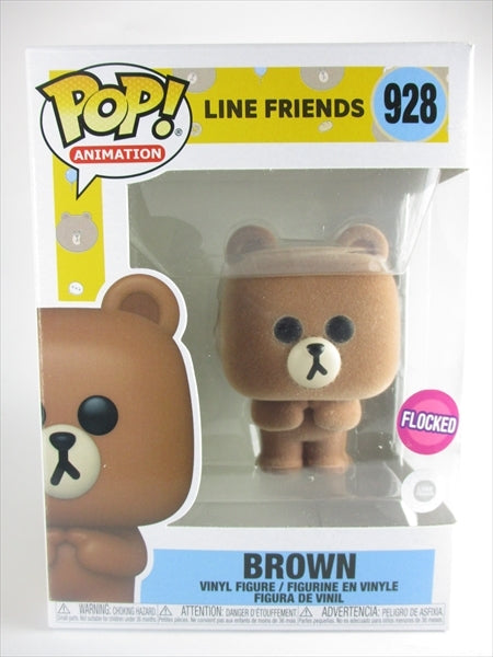 ブラウン フロッキー版 [LINE FRIENDS] FUNKO(ファンコ) POP! ANIMATION 928