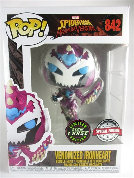ヴェノム アイアンハート CHASE蓄光版 [SPIDER-MAN MAXIMUM VENOM] FUNKO(ファンコ) POP! 842