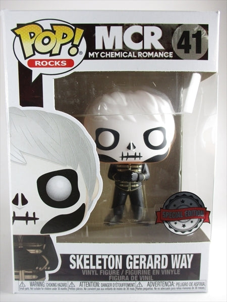 ジェラルド・ウェイ スケルトンフェイス [マイ・ケミカル・ロマンス(MY CHEMICAL ROMANCE)] FUNKO(ファンコ) POP! ROCKS 41