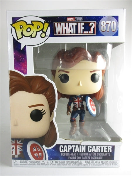 キャプテン・カーター [ホワット・イフ…？(WHAT IF…?)] FUNKO(ファンコ) POP! 870