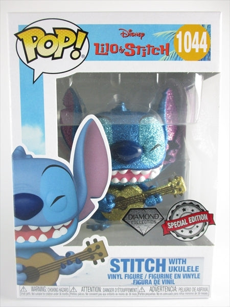 スティッチ ウクレレ ダイヤモンドグリッター [リロアンドスティッチ] FUNKO(ファンコ) POP! 1044