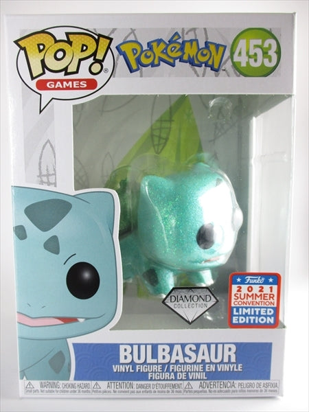 フシギダネ ダイヤモンドグリッター 2021年SUMMER CONVENTION限定 [ポケットモンスター] FUNKO(ファンコ) POP! GAMES 453