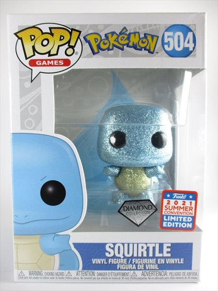 ゼニガメ ダイヤモンドグリッター 2021年SUMMER CONVENTION限定 [ポケットモンスター] FUNKO(ファンコ) POP! GAMES 504