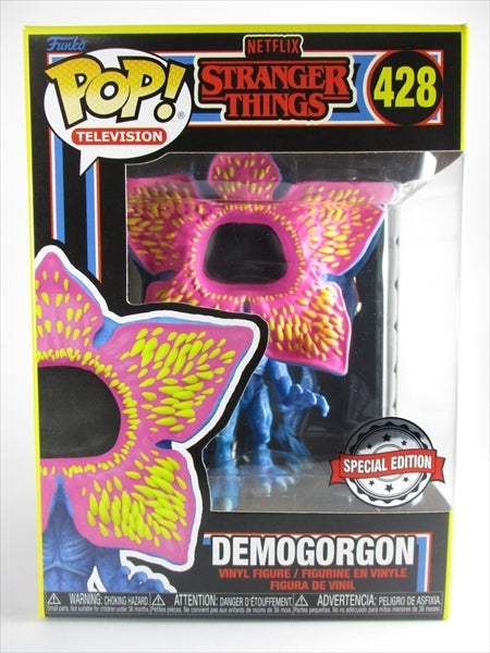 【箱傷】 デモゴルゴン　ブラックライト [ストレンジャー・シングス(STRANGER THINGS)] FUNKO(ファンコ) POP! TELEVISION 428