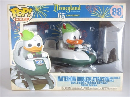 マッターホルン・ボブスレー・アトラクション＆ドナルドダック [ディズニーランド65周年(Disneyland RESORT)] FUNKO(ファンコ) POP! RIDES 88