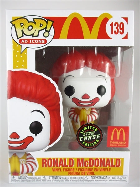 ロナルド・マクドナルド CHASE蓄光版 タイ限定 [マクドナルド(McDonald's)] FUNKO(ファンコ) POP! AD ICONS 139