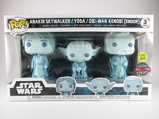 アナキン・スカイウォーカー/ヨーダ/オビ＝ワン・ケノービ 蓄光版 [スターウォーズ(STAR WARS)] FUNKO(ファンコ) POP! 3PACK