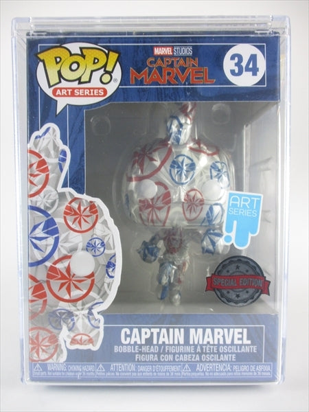 キャプテンマーベル [CAPTAIN MARVEL] FUNKO(ファンコ) POP! ART SERIES 34