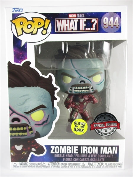 ゾンビ アイアンマン 蓄光版 [ホワット・イフ…？(WHAT IF…?)] FUNKO(ファンコ) POP! 944