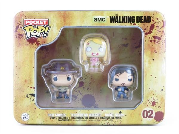 リック&ダリル&テディベアガールウォーカー [WALKING DEAD(ウォーキングデッド)] FUNKO POCKET POP!(ファンコ)