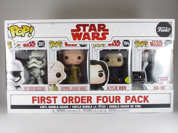 ファースト・オーダー４体セット [STARWARS(スターウォーズ)] FUNKO(ファンコ) POP! 201,199,194,202