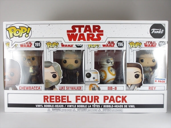 反逆軍４体セット [STARWARS(スターウォーズ)] FUNKO(ファンコ) POP! 195,193,196,190
