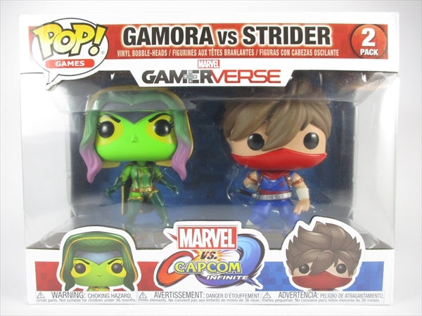 ガモーラvsストライダー飛竜 [MARVEL VS. CAPCOM] FUNKO(ファンコ) POP! GAMES 2PACK