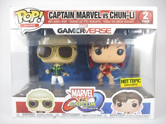 キャプテンマーベルvsチュン・リー [MARVEL VS. CAPCOM] FUNKO(ファンコ) POP! GAMES 2PACK