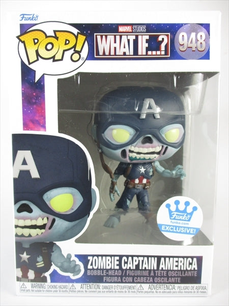 ゾンビ キャプテンアメリカ FUNKOショップ限定 [ホワット・イフ…？(WHAT IF…?)] FUNKO(ファンコ) POP! 948