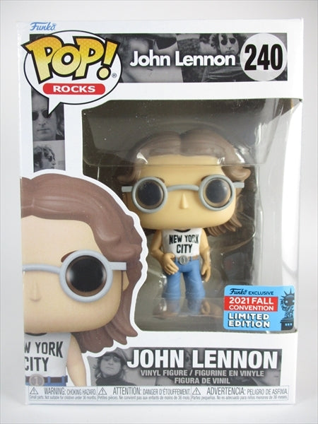 ジョンレノン 2021年FALL CONVENTION限定 [John Lennon] FUNKO(ファンコ) POP! ROCKS 240