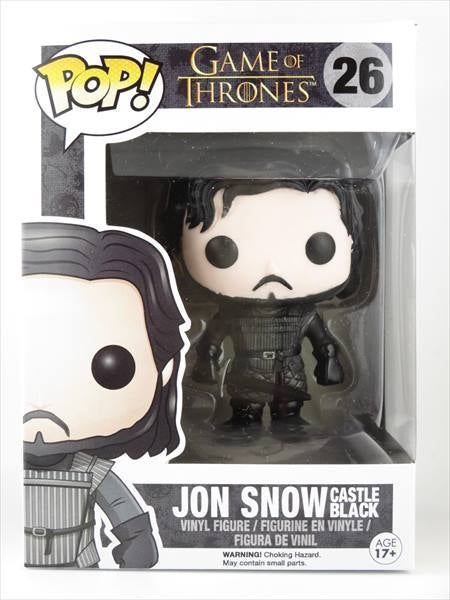 ジョン・スノウ CASTLE BLACK [Game of Thrones(ゲームオブスローンズ)] FUNKO(ファンコ) POP! 26