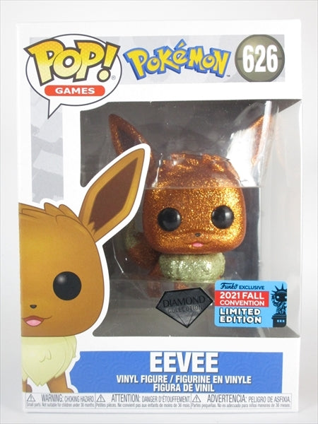 【箱傷】 イーブイ 2021年FALL CONVENTION限定 ダイヤモンドグリッター [ポケットモンスター] FUNKO(ファンコ) POP! GAMES 626