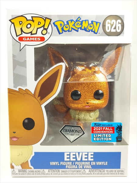 【箱傷】 イーブイ 2021年FALL CONVENTION限定 ダイヤモンドグリッター [ポケットモンスター] FUNKO(ファンコ) POP! GAMES 626
