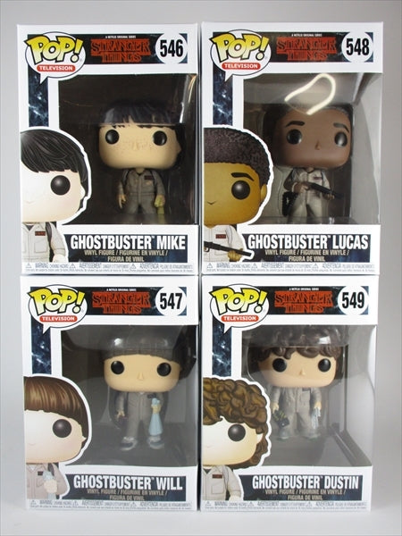 ゴーストバスターズコスプレ４体セット [ストレンジャーシングス] FUNKO(ファンコ) POP! TELEVISION 546-549