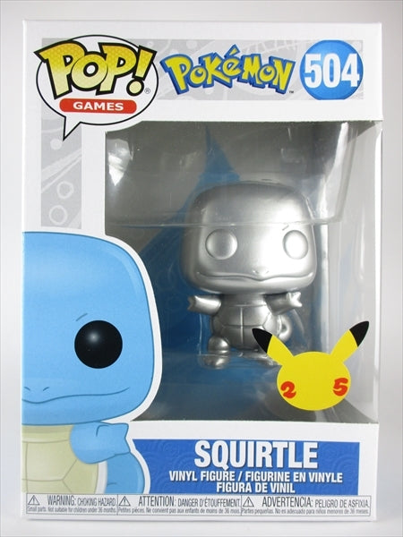 ゼニガメ シルバーメタリック [ポケットモンスター] FUNKO(ファンコ) POP! GAMES 504