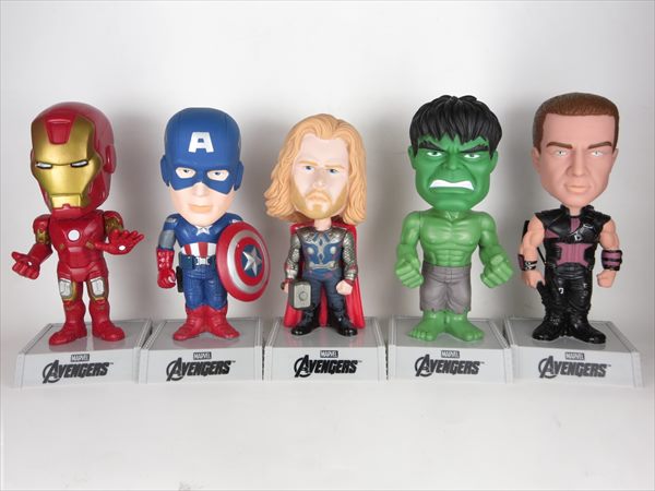 アベンジャーズ5体セット [Avengers(アベンジャーズ)] FUNKO(ファンコ) Wacky Wobbler(ワッキーワブラー) ボブルヘッド