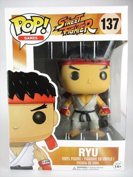【箱傷】 リュウ [ストリートファイター(STREET FIGHTER)] FUNKO(ファンコ) POP! GAMES 137