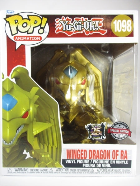 【箱傷】 ラーの翼神竜 ６インチ [遊戯王] FUNKO(ファンコ) POP! ANIMATION 1098