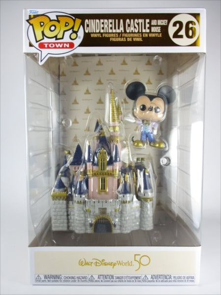 シンデレラ城とミッキーマウス [WALT Disney World. 50th] FUNKO(ファンコ) POP! TOWN 26