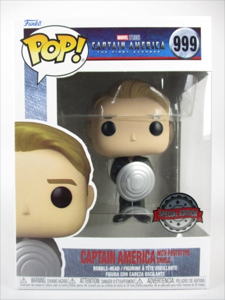 キャプテンアメリカ withプロトタイプシールド [キャプテンアメリカ/ザ・ファースト・アベンジャー] FUNKO(ファンコ) POP! 999