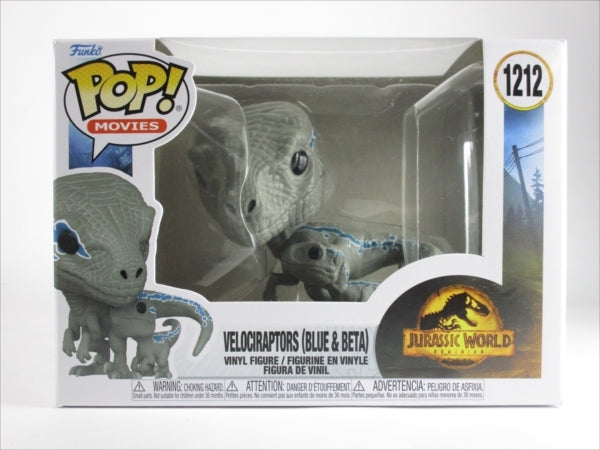 ヴェロキラプトル(ブルー＆ベータ) [ジュラシック・ワールド/新たなる支配者] FUNKO(ファンコ) POP! MOVIES 1212