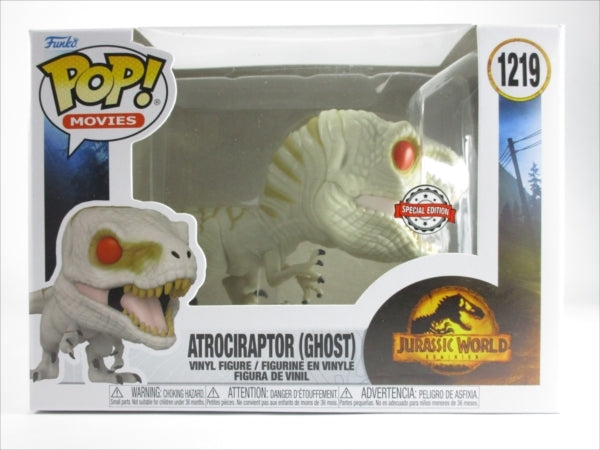 アトロキラプトル（ゴースト） [ジュラシック・ワールド/新たなる支配者] FUNKO(ファンコ) POP! MOVIES 1219