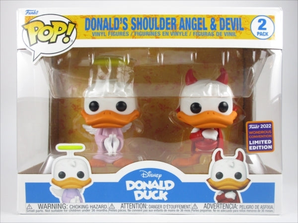 ドナルドダック 天使と悪魔 2022年WONDEROUS CONVENTION限定 [DONALD DUCK] FUNKO(ファンコ) POP! 2PACK