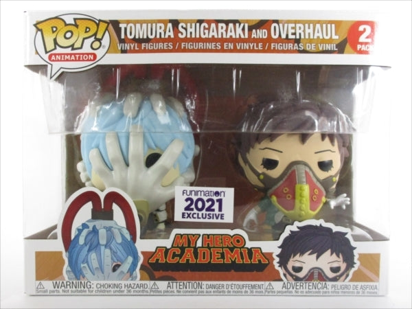 【取寄品・依頼者以外購入不可】死柄木弔＆オーバーホール 2021年FUNIMATION限定 [僕のヒーローアカデミア] FUNKO(ファンコ) POP! ANIMATION 2PACK