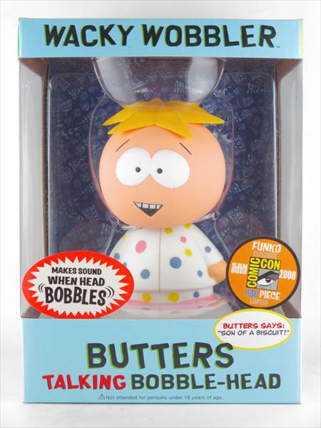 【トーキング機能付】バターズ 2008年SDCC480体限定 [サウスパーク] FUNKO(ファンコ) Wacky Wobbler(ワッキーワブラー) ボブルヘッド