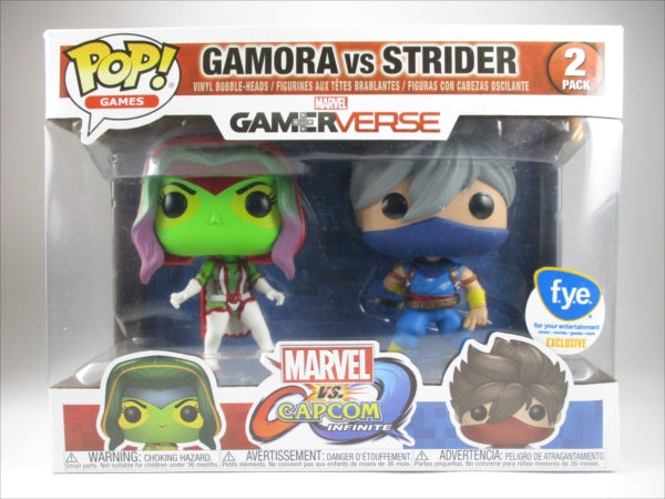ガモーラvsストライダー飛竜 [MARVEL VS. CAPCOM] FUNKO(ファンコ) POP! GAMES 2PACK