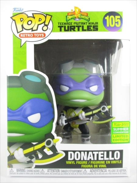 ドナテロ 2022年SUMMER CONVENTION限定 [パワーレンジャー タートルズ] FUNKO(ファンコ) POP! RETRO TOYS 105