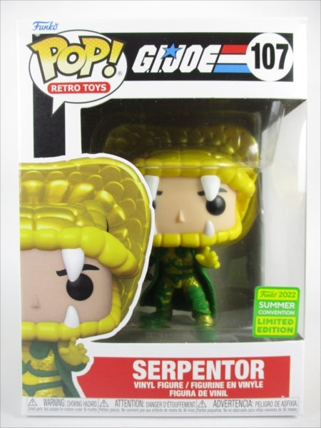 サーペンタ― 2022年SUMMER CONVENTION限定 [G.I.ジョー] FUNKO(ファンコ) POP! RETRO TOYS 107