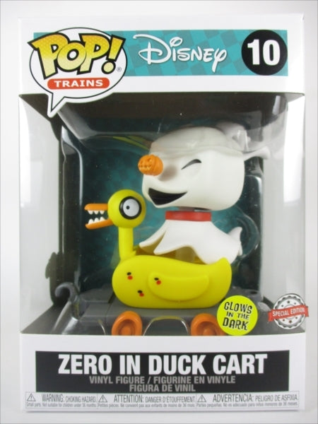 幽霊犬ゼロ inダックカート 蓄光版 [Disney] FUNKO(ファンコ) POP! TRAINS 10
