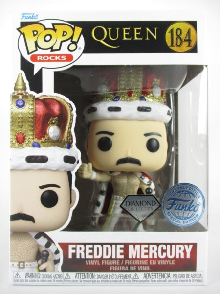 フレディ・マーキュリー ダイヤモンドグリッター [クイーン] FUNKO(ファンコ) POP! ROCKS 184
