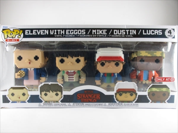 【箱傷】 イレブン/マイク/ダスティン/ルーカス 4体セット [ストレンジャー・シングス(STRANGER THINGS)] FUNKO(ファンコ) POP! 8-BIT 4PACK