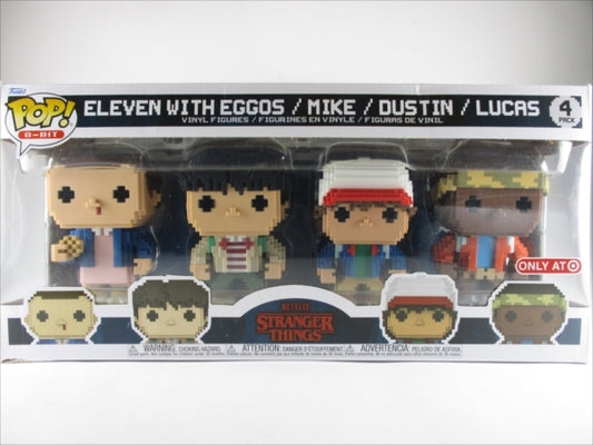 【箱傷】 イレブン/マイク/ダスティン/ルーカス 4体セット [ストレンジャー・シングス(STRANGER THINGS)] FUNKO(ファンコ) POP! 8-BIT 4PACK