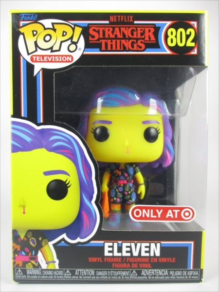 【箱傷】 イレブン　ブラックライト [ストレンジャー・シングス(STRANGER THINGS)] FUNKO(ファンコ) POP! TELEVISION 802