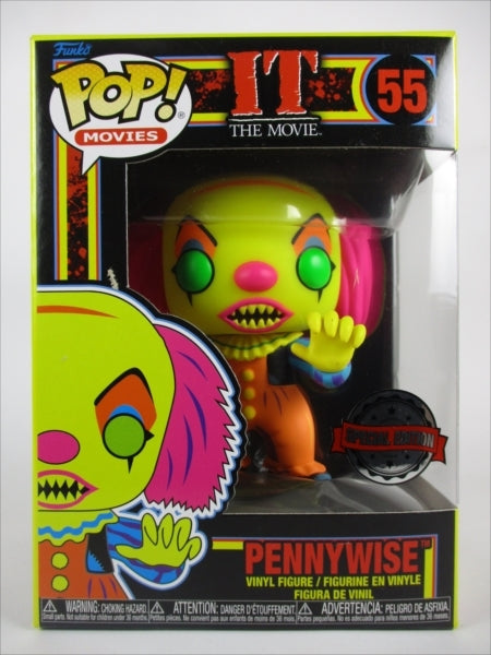 ペニーワイズ ブラックライト [IT] FUNKO(ファンコ) POP! MOVIES 55