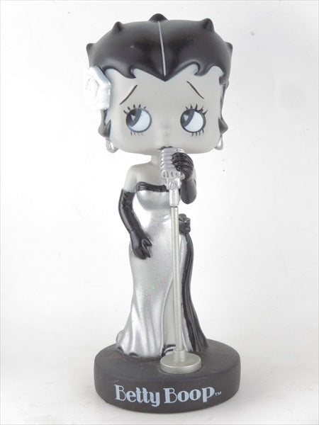 【わけあり】歌手ベティ モノトーンver. [BETTY BOOP(ベティ・ブープ)] FUNKO(ファンコ) Wacky Wobbler(ワッキーワブラー) ボブルヘッド