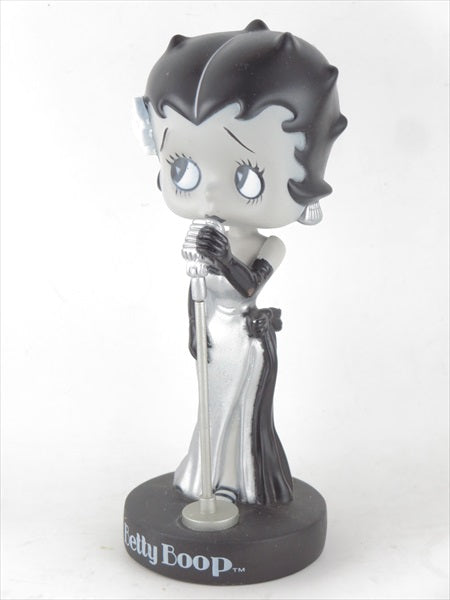 【わけあり】歌手ベティ モノトーンver. [BETTY BOOP(ベティ・ブープ)] FUNKO(ファンコ) Wacky Wobbler(ワッキーワブラー) ボブルヘッド