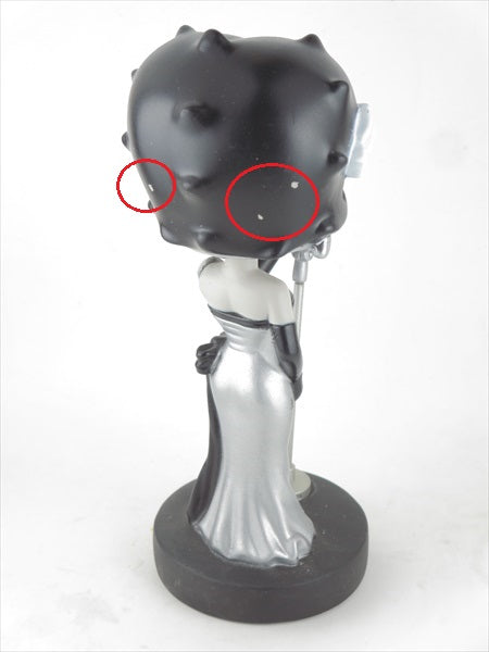 【わけあり】歌手ベティ モノトーンver. [BETTY BOOP(ベティ・ブープ)] FUNKO(ファンコ) Wacky Wobbler(ワッキーワブラー) ボブルヘッド