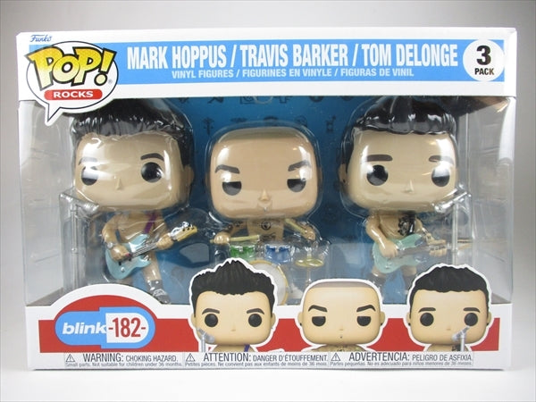 マーク・ホッパス,トラヴィス・バーカー,トム・デロング [ブリンク182(blink 182)] FUNKO(ファンコ) POP! ROCKS 3PACK